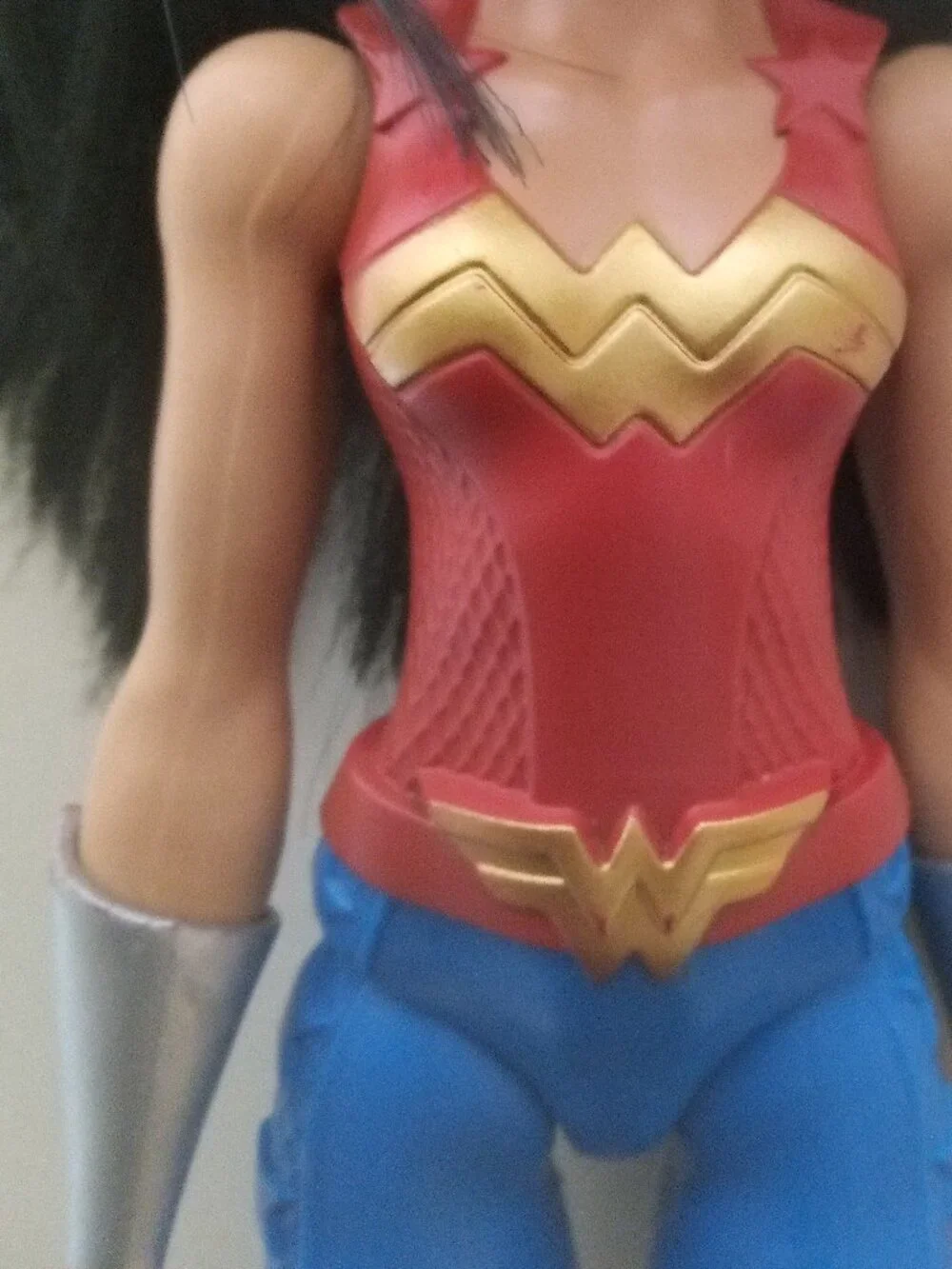Wonder Woman Action Figure Doll DC Super Hero Girl Mattel DMM24 12” EUC